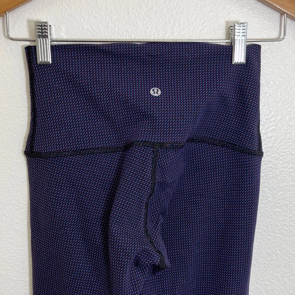 Lululemon Athletica Purple Blue Athletic Leggings